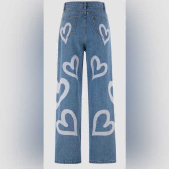 Cider Heartthrob High Waist Straight Leg Jeans Size S - Picture 7 of 7